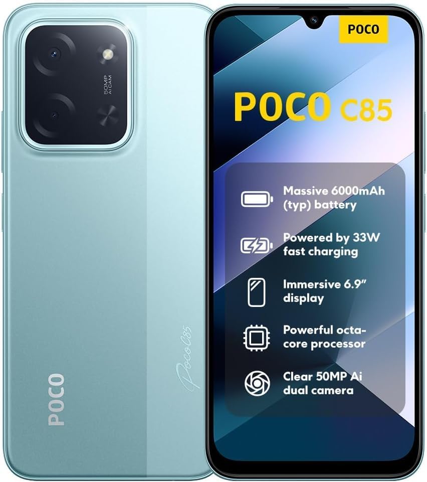 Xiaomi POCO C85 - 256 GB - 8 Ram -4G- Green